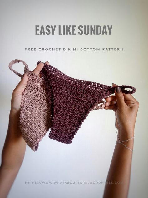 Crochet Bralette Pattern Free, Crochet Swimsuits Pattern, Crochet Swimwear Pattern, Crochet Bra Pattern, Outfits Playa, Crochet Bralette Pattern, Beads Tassels, Crochet Styles, Crochet Bottoms