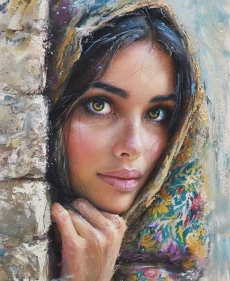 Best Painting Ever, Proportion Art, Romantic Paintings, Beautiful Oil Paintings, Contemporary Portrait, Sainte Marie, Impressionism Art, Oil Painting Portrait, Beautiful Painting