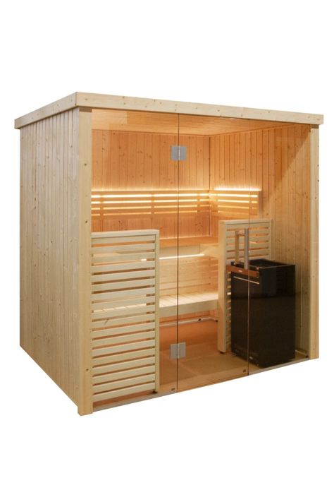 Inspired by the brilliance of Finnish sauna technology and design, ThermaSol’s unique collection of saunas adds true luxury to our innovative design products. Hand-crafted in the U.S., this collection of indoor saunas adds bespoke luxury to any space and gives users the most relaxing at-home spa oasis. Features include highest highest-grade lumber, contemporary heater, authentic finish sauna rocks/stones, and much more. | Thermasol | Thermasol Steam Shower | Thermasol Saunas | Saunas Finish Sauna, Spa Oasis, Sauna Heaters, Steel Bucket, Dry Sauna, Indoor Sauna, Traditional Saunas, Barrel Sauna, Finnish Sauna