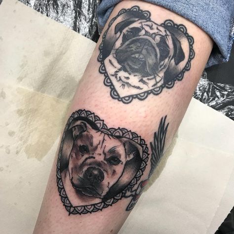 Heart Portrait Tattoo, Dog Portrait Tattoos, Dog Tattoo Portrait, Dog Skull Tattoo, Lab Tattoo, Pet Portrait Tattoo, Animal Tattoos For Men, Pet Memorial Tattoo, Dog Portrait Tattoo