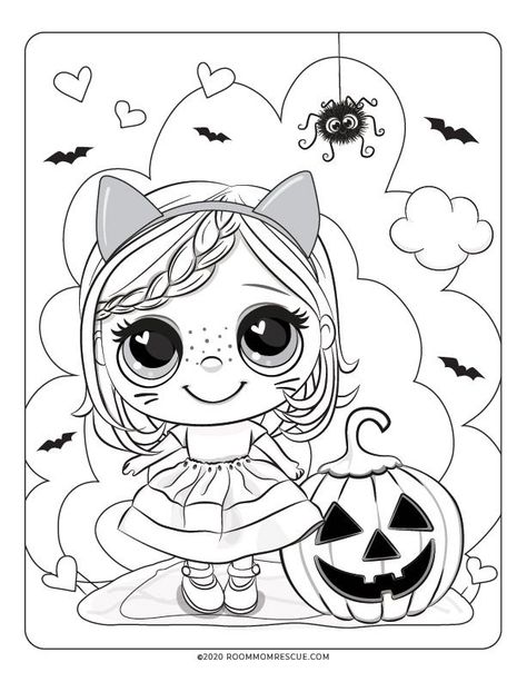 Cute Halloween coloring pages are a great way to spend time and have fun with the kids! Get a free copy of this printable coloring page featuring a cute trick or treater and jack-o-lantern pumpkin. Print out this free PDF and let little ones color away. Activities For Kids At School, Simple Party Games, Fun Friday Ideas, Fun Halloween Activities For Kids, Resilience Activities, Classroom Activities For Kids, Halloween Fun For Kids, Cute Halloween Coloring Pages, Fun Halloween Activities