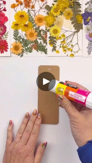 14K views · 123 reactions | How to make pressed flower bookmarks—> https://colormadehappy.com/pressed-flower-bookmarks/ | Color Made Happy Pressed Flower Bookmarks, Pressed Flower Bookmark, Flower Bookmarks, Flower Bookmark, Book Marks, Make Happy, Pressed Flower, Earth Day, Pressed Flowers