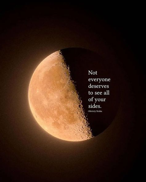 Poet | Poems & Quotes © on Instagram: “Just a reminder! Not everyone deserves your beauty, Not everyone deserves to see your sides, Not everyone deserves your time, Not…” Half Moon Quotes Thoughts, Moon And Star Quotes, Small Love Quotes, Tiny Quotes, Moon Quotes, Calligraphy Quotes Love, Star Quotes, Boxing Quotes, Look Up Quotes