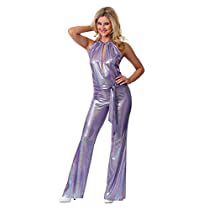 Check this out! 70s Disco Theme Party Outfit, Disco Clothes, Decades Costumes, Disco Outfits, St Trinians, Jumpsuit Costume, 70s Costume, Disco Costume, Sparkly Outfits