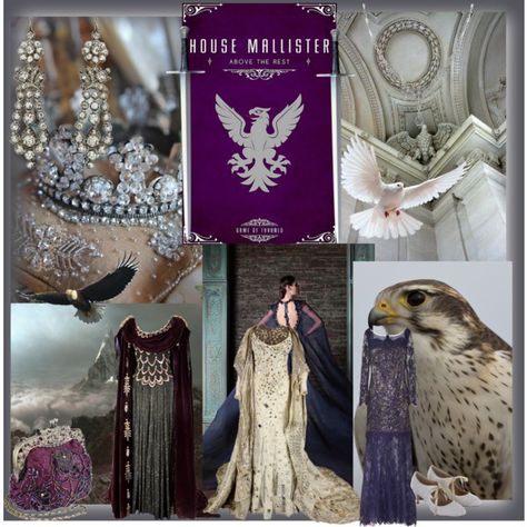 House Mallister, Silver Eagles, Noble House, A Song Of Ice And Fire, Fashion Set, Social Network, Birds, Songs, Purple