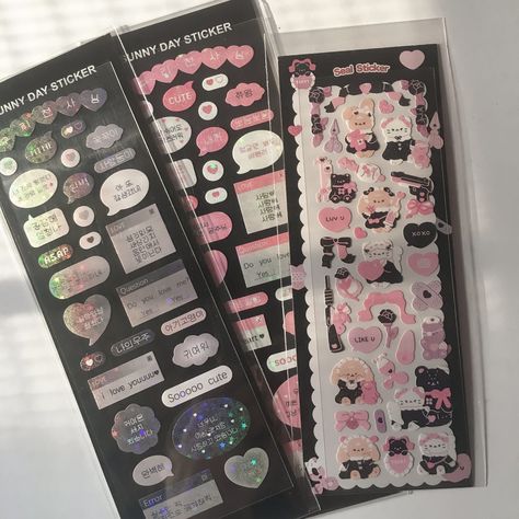 Deco Stickers Aesthetic, Cute Deco Stickers, Korean Deco Stickers, Kpop Deco Sticker, Cute Korean Stickers, Kpop Stationary, Kpop Journal Stickers, Sticker Kpop, Sticker Deco