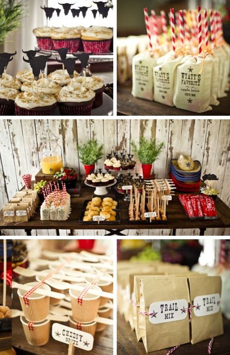 Wild West Cowboy Party - Cowboy Party Decorations Wild Wild West Theme Party, Baby Shower Ideas Cowboy, Cowboy Event, Western Baby Shower Ideas, Cowgirl Baby Shower Theme, Cowboy Birthday Party Decorations, Cowboy Baby Shower Theme, Wild West Birthday Party, Rodeo Baby Shower