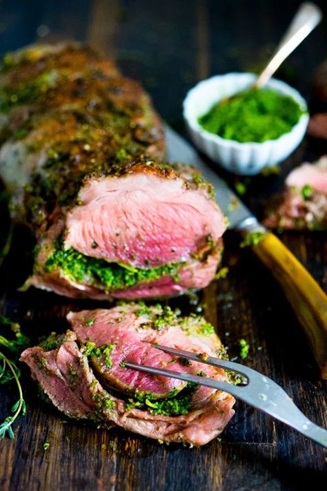 Herb Crusted Lamb Leg Recipes, Roast Lamb Leg, Leg Of Lamb, Lamb Dishes, Easter Dinner Recipes, Think Food, Sunday Roast, Easter Dinner, Lamb Recipes