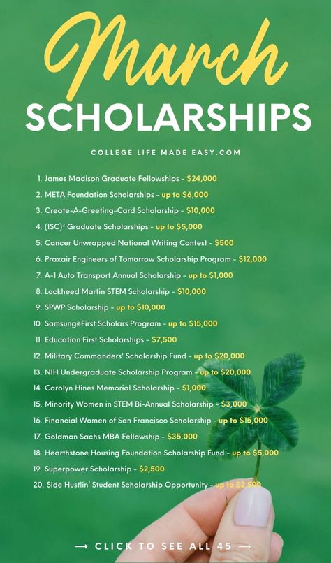 March Scholarships 2024, Scholarships For Law School, Best Scholarships To Apply For, College Grants And Scholarships, Grad School Scholarships, Scholarships For Sophomores High Schools, Scholarships For High School Seniors, Scholarships 2024-2025, Agriculture Scholarships