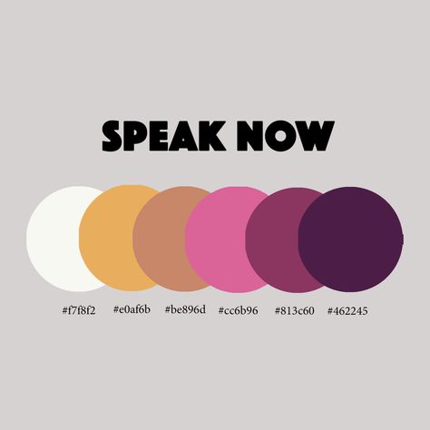 taylor swift album cover colour palette Golden Pizza, American Queen, Taylor Swift Party, Taylor Swift Birthday, Taylor Swift Tour Outfits, Taylor Swift Speak Now, Hex Codes, Taylor Swift Outfits, Speak Now