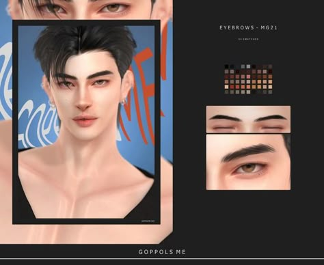 Eyebrows Male Sims 4, Ts4 Male Eyebrows, Sims 4 Cc Men Eyebrows, Sims 4 Male Makeup Cc, Sims 4 Eyebrows Male, Sims 4 Male Makeup, Eyebrow Cc Sims 4, Eyebrow Sims 4 Cc, Sims 4 Cc Eyebrows Male