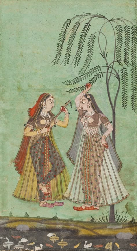 Kama Ayurveda, Mughal Miniature Paintings, Indian Miniature, Mughal Art Paintings, Southeast Asian Arts, Mughal Art, Mughal Paintings, Miniature Paintings, Pichwai Paintings