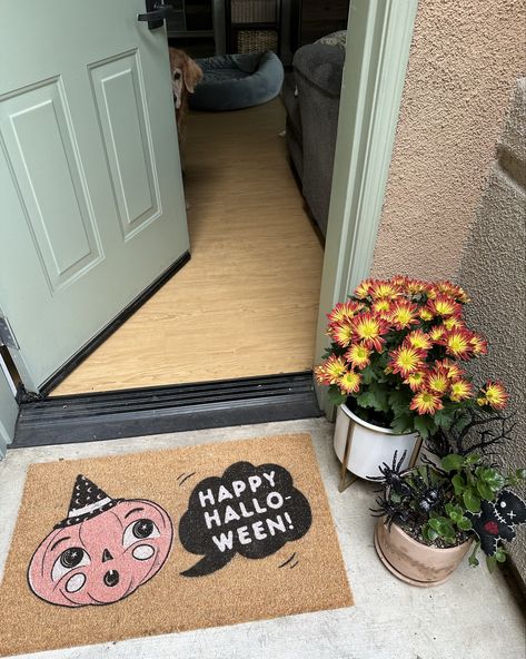 Shop Happy Halloween Pumpkin Door Mat and other curated products on LTK, the easiest way to shop everything from your favorite creators. Happy Halloween Pumpkin, Pumpkin Door, Spooky Decor, Front Door Decor, Halloween Pumpkin, Halloween Pumpkins, Happy Halloween, Door Decorations, Door Mat