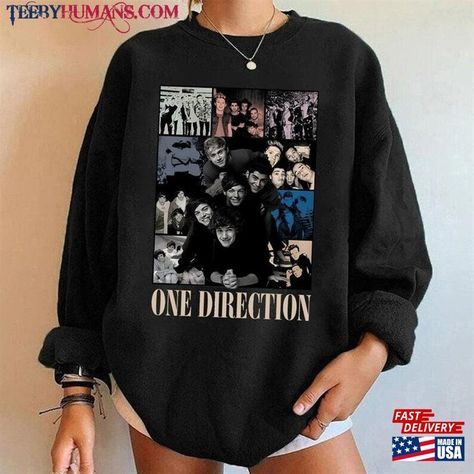 Eras Tour Sweatshirt, One Direction Merch, Up All Night, Shirt Designs For Men, Concert Tees, Music Concert, Tour Shirt, Eras Tour, One Direction