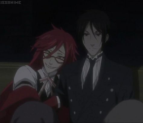 Black Butler Undertaker, Black Butler Grell, Sebastian Michaelis, Black Butler Anime, Black Butler Kuroshitsuji, Club Outfit Ideas, Butler Anime, 5 Anime, I Love My Wife