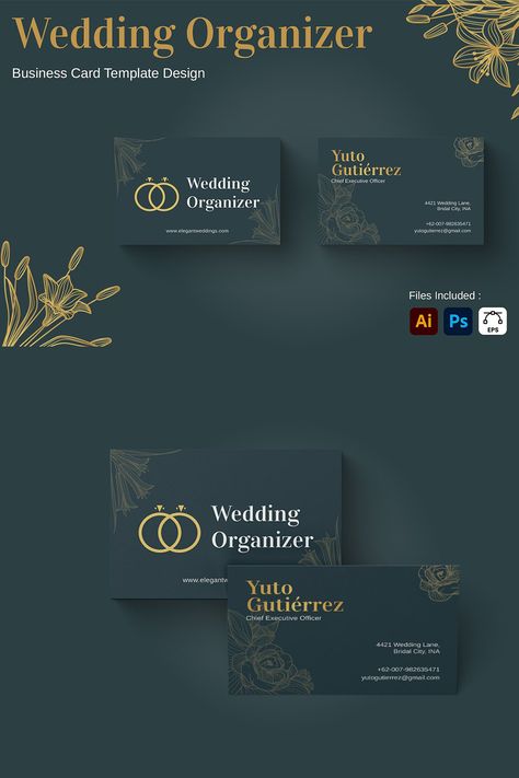 Strong Fonts, Organizer Business, Strong Font, Business Card Organizer, Event Organizer, Wedding Organizer, Wedding Hall, Unique Layout, Card Organizer