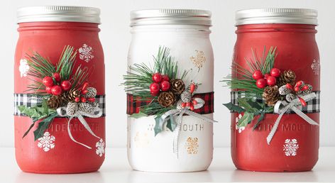 Diy mason jar gifts christmas