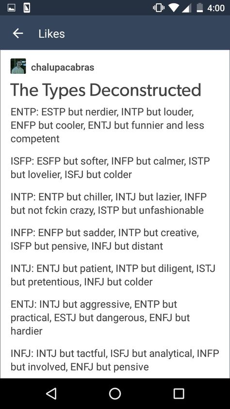 The Types Deconstructed #mbti Meyers Briggs Personality Test, Intj And Infj, Intp Personality, Best Match, Personality Psychology, Intj Intp, Intj Personality, Infp Personality, Myers Briggs Personality Types