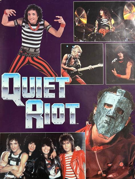 Band: Quiet Riot Artist: Edition: 1st edition promo poster, original, vintage Year: 1984 Type: promo poster Size: 28x20 Location: Venue: Condition notes: see pictures for exact condition 1984 Poster, Quiet Riot, Kingdom Movie, Funny Trucker Hat, Lzzy Hale, Mr Brainwash, Avett Brothers, Promo Poster, Mumford & Sons