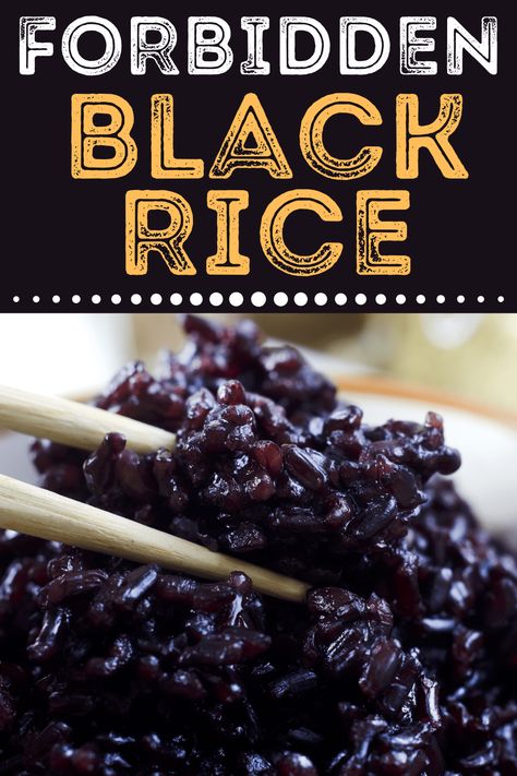 Black Rice Dishes, Asian Black Rice Recipe, Italian Black Rice Recipe, Black Rice Recipe Side Dishes, Black Fried Rice, Black Sweet Rice Recipe, Korean Black Rice Recipe, Riceberry Rice Recipe, Mixed Rice Recipes