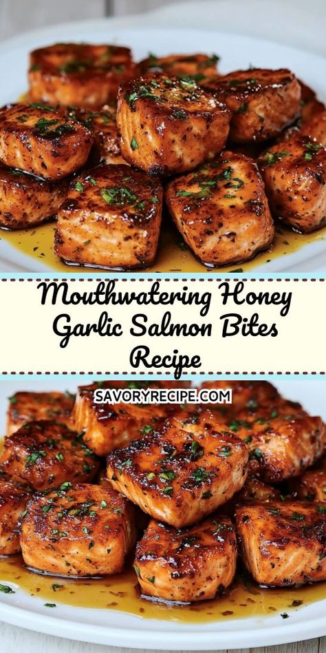 Craving a simple yet flavorful seafood dinner? The Mouthwatering Honey Garlic Salmon Bites recipe offers a perfect blend of sweetness and zest. It’s an ideal choice for a quick weeknight meal. Don’t forget to save this recipe for your next seafood dinner inspiration! Honey Garlic Salmon Bites, Garlic Salmon Bites, Easy Seafood Dinner, Honey Soy Salmon, Soy Salmon, Salmon Stir Fry, Salmon Bites Recipe, Stir Fry Recipes Healthy, Salmon Appetizer