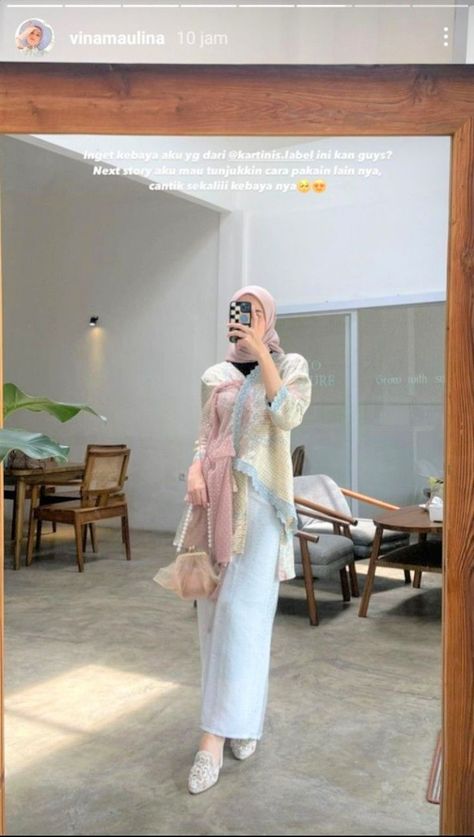 Outfit Kondangan Casual, Model Bridesmaid, Ootd Kondangan Simple, Pola Kebaya, Lebaran Outfit, Mix And Match Outfits Hijab, Kondangan Outfit, Batik Ideas, Kebaya Modern Dress