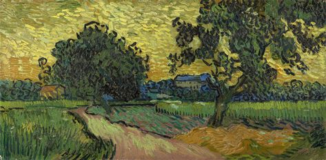 Vincent van Gogh oil painting #painting #landscape #2K #wallpaper #hdwallpaper #desktop فنسنت فان جوخ, Van Gogh Landscapes, Vincent Willem Van Gogh, Michael Angelo, Vincent Van Gogh Paintings, Georges Seurat, Arte Van Gogh, Hieronymus Bosch, Van Gogh Museum