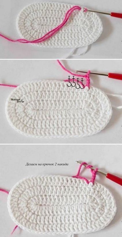 Tutorial en imágenes de sandalias para bebé tejidas con ganchillo con moldes y patrón, muy sencillas y bien detallado. Tas Mini, Diy Crafts Crochet, شال كروشيه, Sandals Patterns, Crochet Baby Sandals, Crochet Baby Shoes Pattern, Baby Shoes Pattern, Baby Booties Pattern, Crochet Sandals