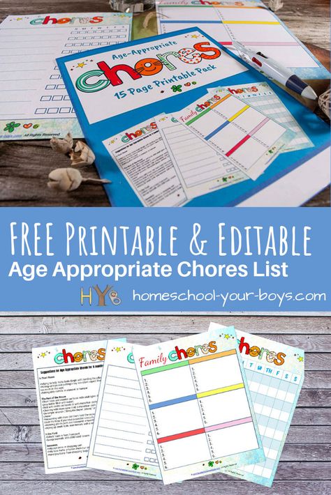 Want a chores list with chore suggestions by age and includes a FREE editable, printable chore chart template? Check out this age appropriate chore list! #Chores List #Chore Chart Template #Family Chore Chart #Chores for Teenagers Editable Chore Chart Free, Chores List, Kids Chore Chart Printable, Editable Chore Chart, Age Appropriate Chores For Kids, Rewards Chart, Chore List For Kids, Family Chore Chart, Pancake Tuesday