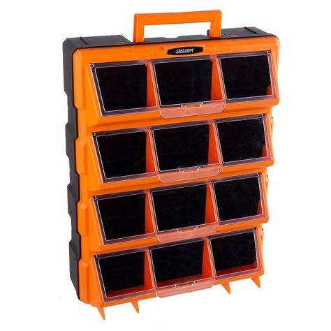 Garage Craft Room, Screw Organizer, Plastic Storage Trays, Small Tool Box, Parts Organizer, Craft Storage Cabinets, Small Parts Organizer, Plastic Storage Drawers, Plastic Drawer Organizer