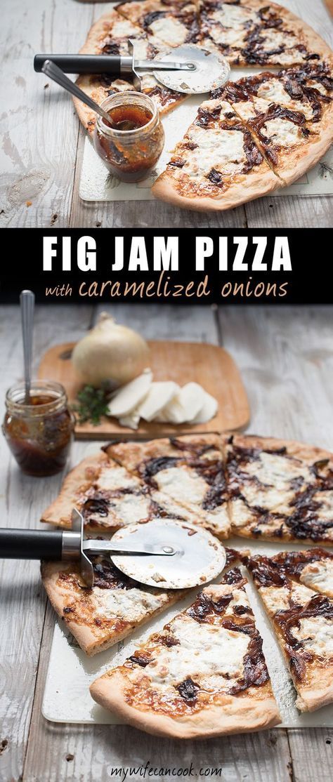 Fig Jam Flatbread, Fig Jam Pizza, Fig Pizza, Friday Night Pizza, Fig Jam Recipe, Pizza Roll, Italian Pizza Recipe, Making Pizza, Cashew Cheese