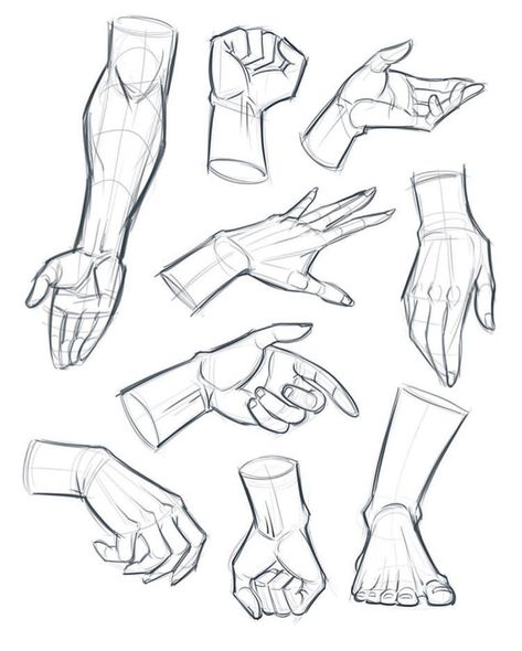 Concept Art Reference, Character Outfit Ideas, Poses Sketch, Warm Up Sketches, Exterior Angles, Arm Drawing, Draw Hands, Sketching Tips, Perspective Drawing Lessons