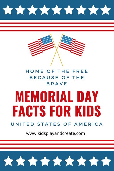 Memorial Day 1st Grade, Memorial Day Bible Lesson For Kids, Memorial Day Kindergarten, Memorial Day Trivia Free Printable, Memorial Day Homeschool Lesson, Memorial Day Facts, Memorial Day Lessons For Kids, Memorial Day Activities For Seniors, Memorial Day For Kids