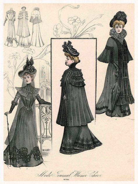 1890s Fashion, 1900s Fashion, Fashion Illustration Vintage, Victorian Costume, 20th Century Fashion, 19th Century Fashion, Victorian Clothing, Costume Institute, Old Fashion