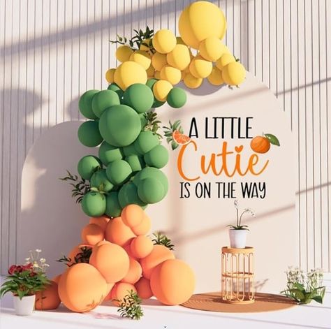 Amazon.com: Beaumode Boho Retro Balloon Arch Garland Balloon Kit Green Yellow Orange Balloons for Little Cutie Baby Shower Bridal Shower Birthday Party Backdrop Decorations (Orange Green) Garland Balloon, Baby Shower Balloon Arch, White Party Decorations, Baby Orange, Orange Baby Shower, Birthday Party Backdrop, Baby Shower Yellow, Orange Balloons, Green Baby Shower