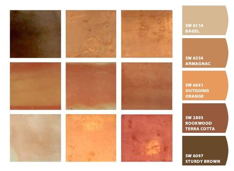 Paint colors from ColorSnap by Sherwin-Williams Southwest Home Exterior, Saltillo Tile Floor, Trendy Kitchen Tile, Tile Stained, Saltillo Tile, Terracotta Floor, House Deco, Floor Remodel, Hacienda Style