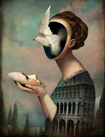 Garden of Melancholia by ChristianSchloe Christian Schloe, Pop Surrealism, Surreal Art, Art Plastique, Banksy, Dark Art, Collage Art, Digital Artwork, Surrealism