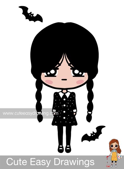 Wednesday Addams Cartoon, Wednesday Addams Drawing, Wednesday Addams Digital Art, Wednesday Easy Drawing. Wednesday Cute Drawing, Wednesday Doodle Art, Wednesday Addams Desenho, Wednesday Cartoon Drawing, Adams Family Drawing Easy, Easy Wednesday Drawing, Wednesday Addams Cartoon Drawing, Wednesday Adams Drawings, Wednesday Addams Doodle