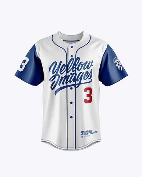 Men's Baseball Jersey Mockup - Front View in Apparel Mockups on Yellow Images Object Mockups Baseball Designs For Shirts, Sport Clothes Design, Cool Jersey Design, Baseball Jersey Design, Esports Jersey, Baseball Shirt Designs, Jersey Mockup, Sports Uniform, Sport Shirt Design