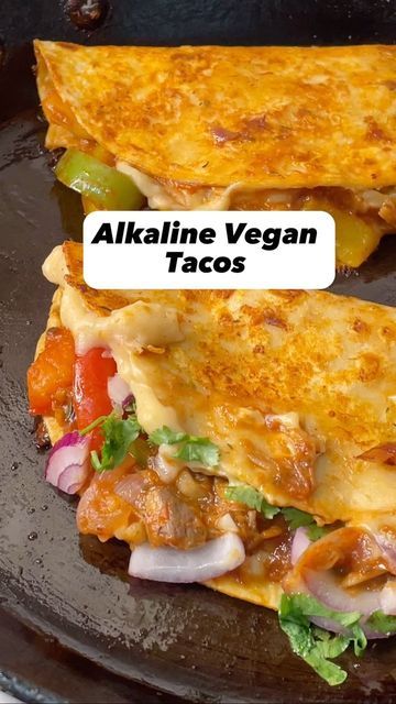 Alkaline Tacos, Tortillas Recipe, Alkaline Vegan, Vegan Tacos, Tortilla Recipe, Electric Foods, Homemade Tacos, Alkaline Foods, Vegan Meals