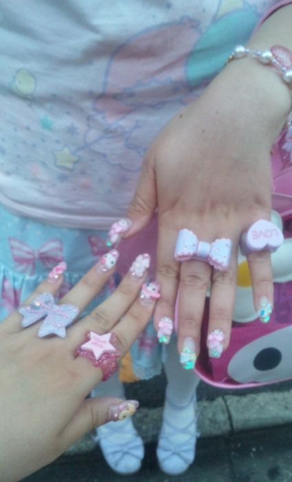 Pastel Fairy, Makeup Help, Dir En Grey, Really Cute Nails, Candy Girl, Kawaii Nails, Cute Nail Art, Fairy Dust, Sweet Lolita