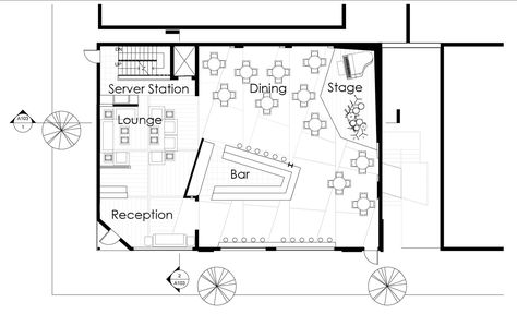 Ground Floor Club Floor Plan, Jazz Restaurant, Bar Flooring, Interior Design Layout, Bar Plans, Lounge Club, Nightclub Design, Jazz Bar, Sims 4 House Design