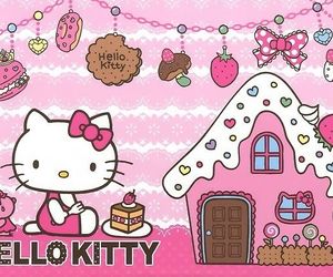 hello kitty, kitty, and sanrio image Hello Kitty And Sanrio, Hello Kitty Gingerbread, Facebook Icons, Hello Kitty House, Hello Kitty Cake, Hello Kitty Art, Hello Kitty Christmas, Sanrio Wallpaper, Cute Animals Images