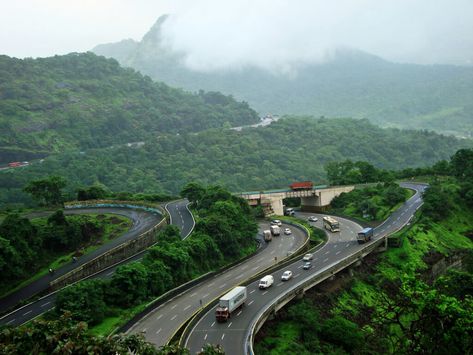 Lots of Vacation Spot in Mumbai to Pune way so her highly need of transportation for explore these spot. So we are one of the leading Car Rental service in Pan India. Mumbai Pune Express Highway, Paradise Places, Travel Infographic, Majestic Mountains, Hill Station, Travel Articles, Road Trip Fun, Taxi Service, India Travel