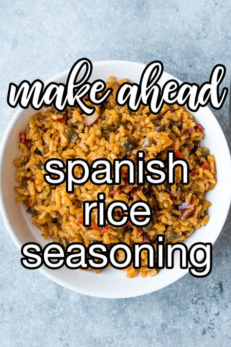 Spanish Rice Mix In A Jar, Mexican Rice Seasoning Recipe, Spanish Rice Seasoning Recipe, Diy Rice A Roni Seasoning Mixes, Rice Seasoning Mix Recipes, Rice Seasoning Ideas, Rice Seasoning Recipe, Mexican Rice Seasoning, Spanish Seasoning