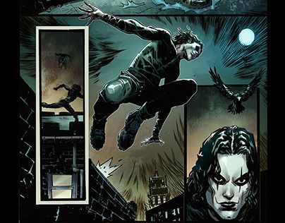 Check out new work on my @Behance profile: "The Crow" http://be.net/gallery/206220185/The-Crow The Crow Fanart, The Crow Comic, Crow Cartoon, The Crow 1994, Crows Artwork, Eric Draven, Crow Movie, Illustration Comic, Western Comics