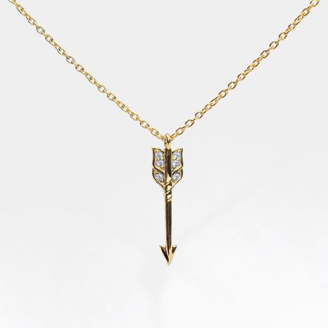 The Lovestruck necklace is the perfect layering piece. You can incorporate this accessory with other pieces or wear it alone for a classy and dainty look. The arrow accentuates your decollete, ideal for low-cut tops. Arrows symbolize change, moving forward, and direction since they can only follow one path after a bow releases them. These beautiful accessories are a reminder that you can follow whichever path forward you choose and that no obstacle can hold you back from your target.To complete Bow Release, House Items, Low Cut Top, Beautiful Accessories, The Arrow, Classy Jewelry, Jeremy Renner, Hold You, Independent Designers Fashion