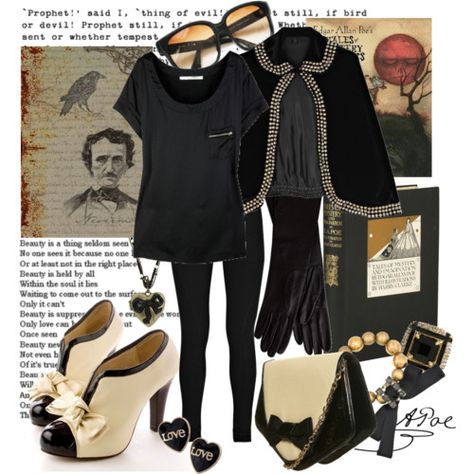 Edgar Allan Poe - love those shoes! Edgar Allen Poe Inspired Outfit, Poe Inspired Outfit, Speakeasy Outfit, Nerdy Glasses, Allen Poe, Edgar Allen Poe, Edgar Allan, Edgar Allan Poe, Halloween Fashion