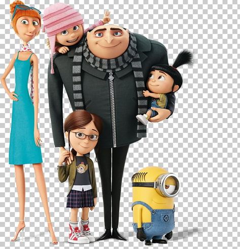 Dispical Me Characters, Edith Despicable Me, Despicable Me Characters, Margo Gru, Minions Animation, Calendar Cartoon, Despicable Me Gru, Gru And Minions, Minion Drawing