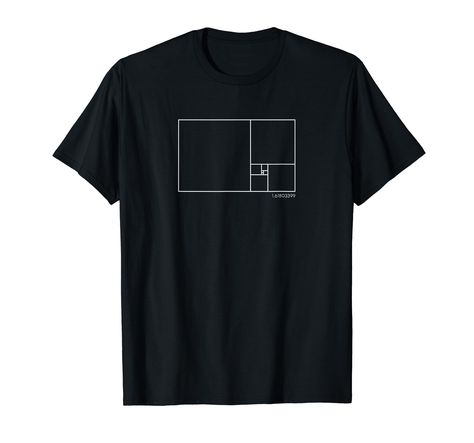 PRICES MAY VARY. This minimalistic design of the golden ratio is a perfect gift for all architects, architecture students, photographer or photography students loving proportion, geometry and the science of art. Show your passion in a minimalistic way. The graphic shows the proportion of the golden ratio with rectangles and additional the ratio number 1.61803399. The knowledge about these proportions are very important for architects and photography experts. Lightweight, Classic fit, Double-need Photographer Design, Photography Student, The Golden Ratio, Tshirt Fashion, Golden Ratio, Architecture Student, Student Gift, Student Gifts, The Science